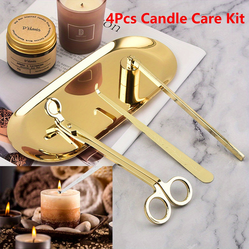 Candle Making Tools - 4pcs/set Luxury Candle Care Kit Stainless