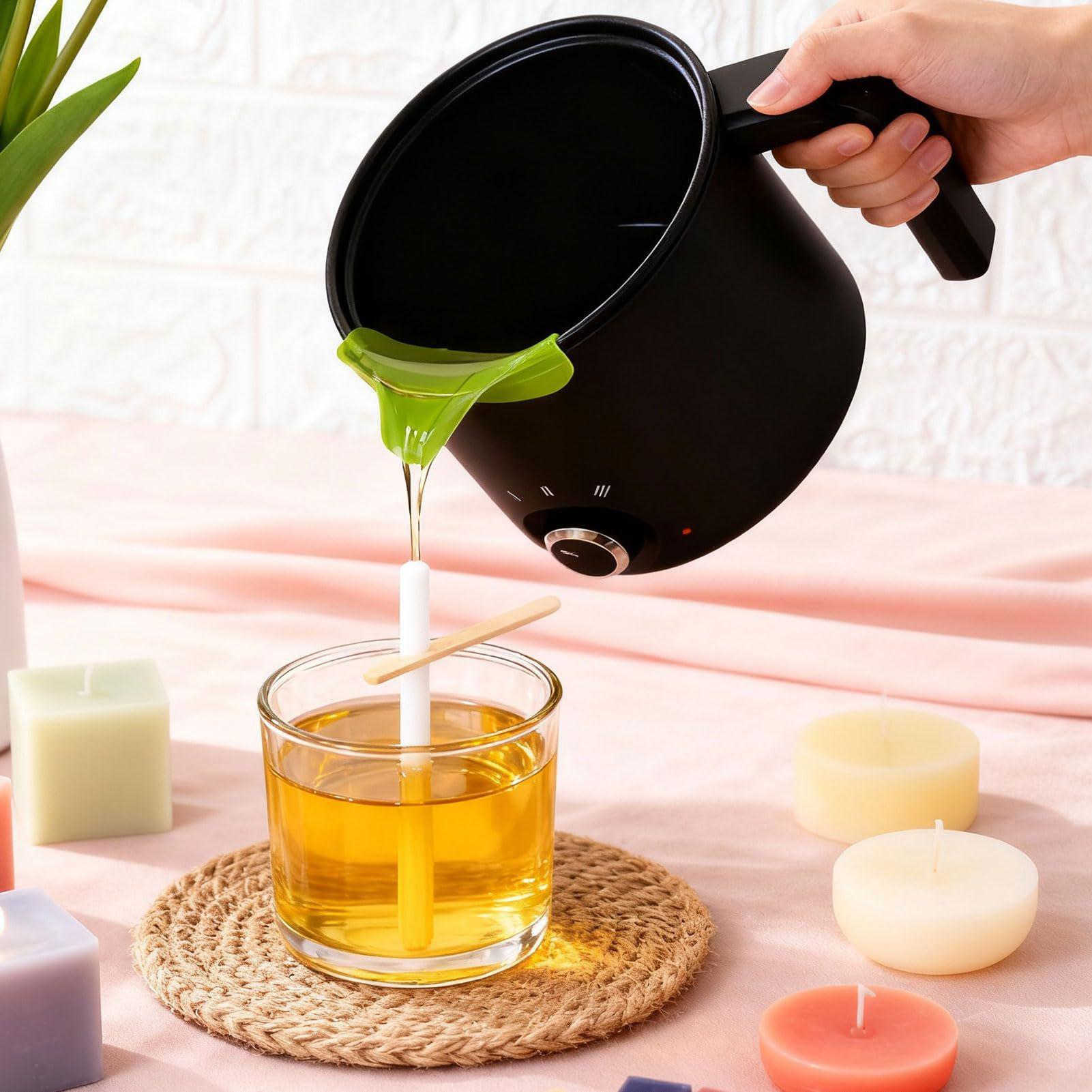 Candle Making Temperature - Candle Wax Melter 1.5L Electric Heat-Resistant