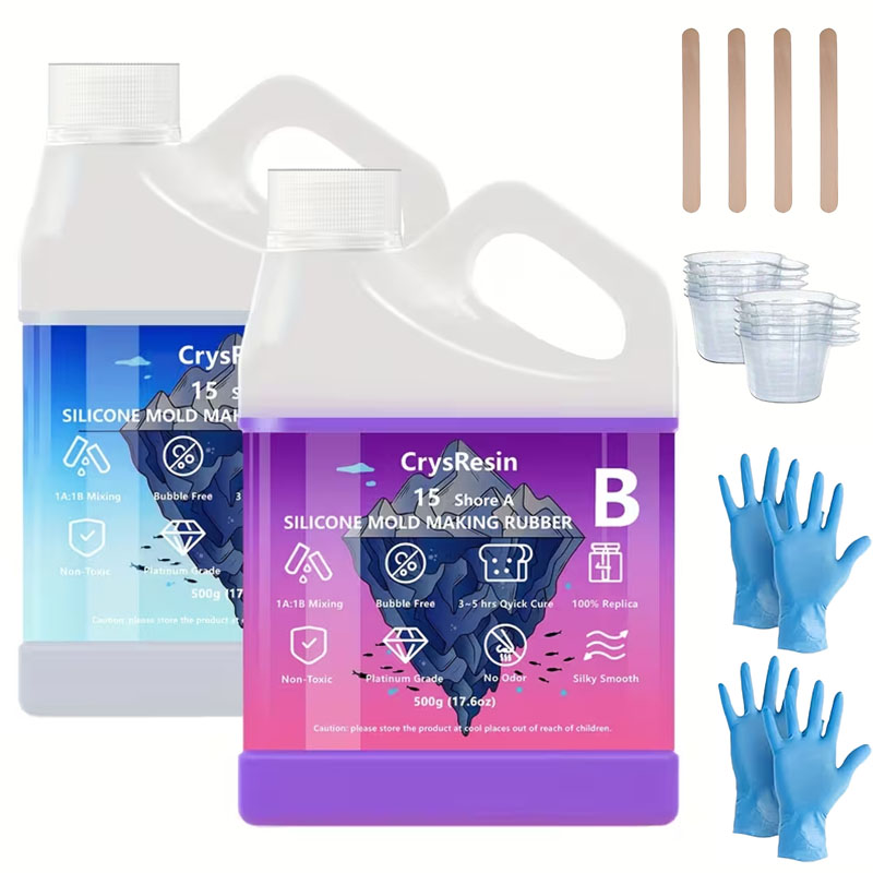 500ml 2 Bottles Liquid Silicon - Candle Making Diy 评论和价格