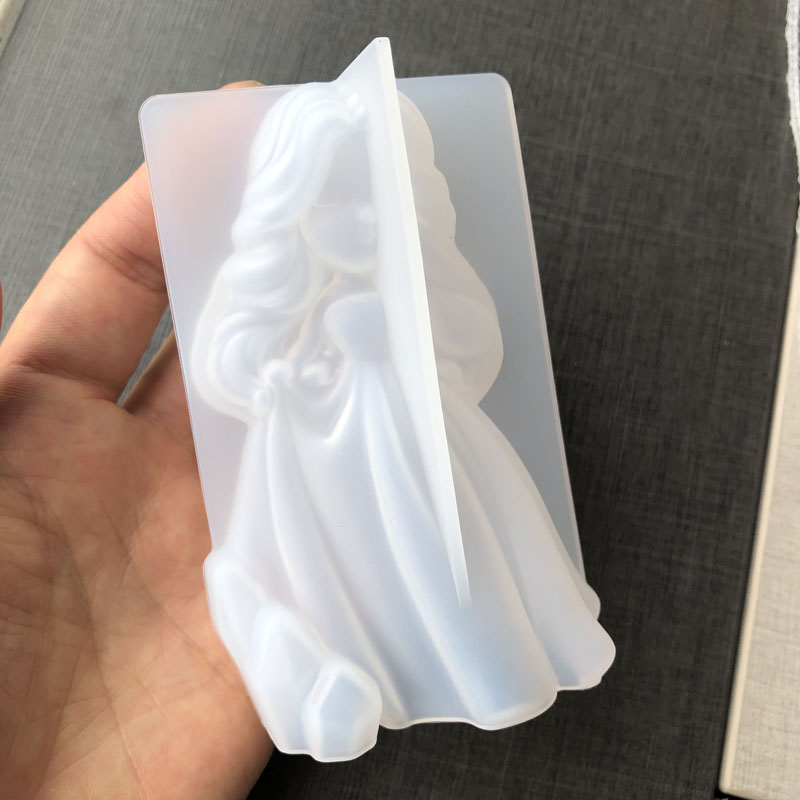 3D Cute Princess Silicone Cand - Candle Making Tools 评论和价格