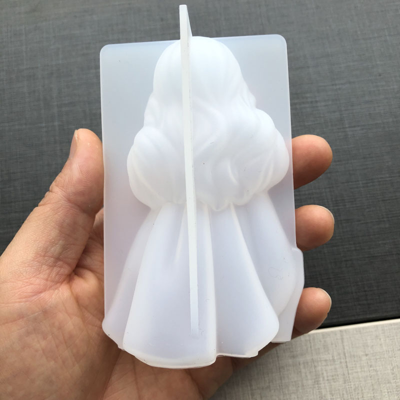 3D Cute Princess Silicone Cand - Candle Making Tools 评论和价格