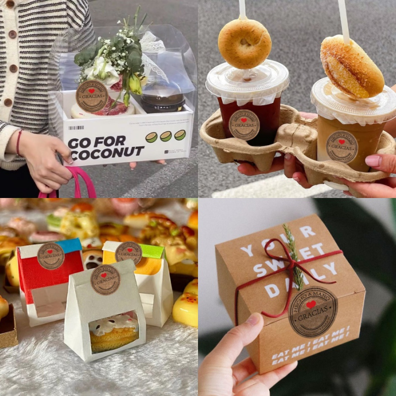 500pcs Spanish Thank You Stick - Label Sticker Round 评论和价格