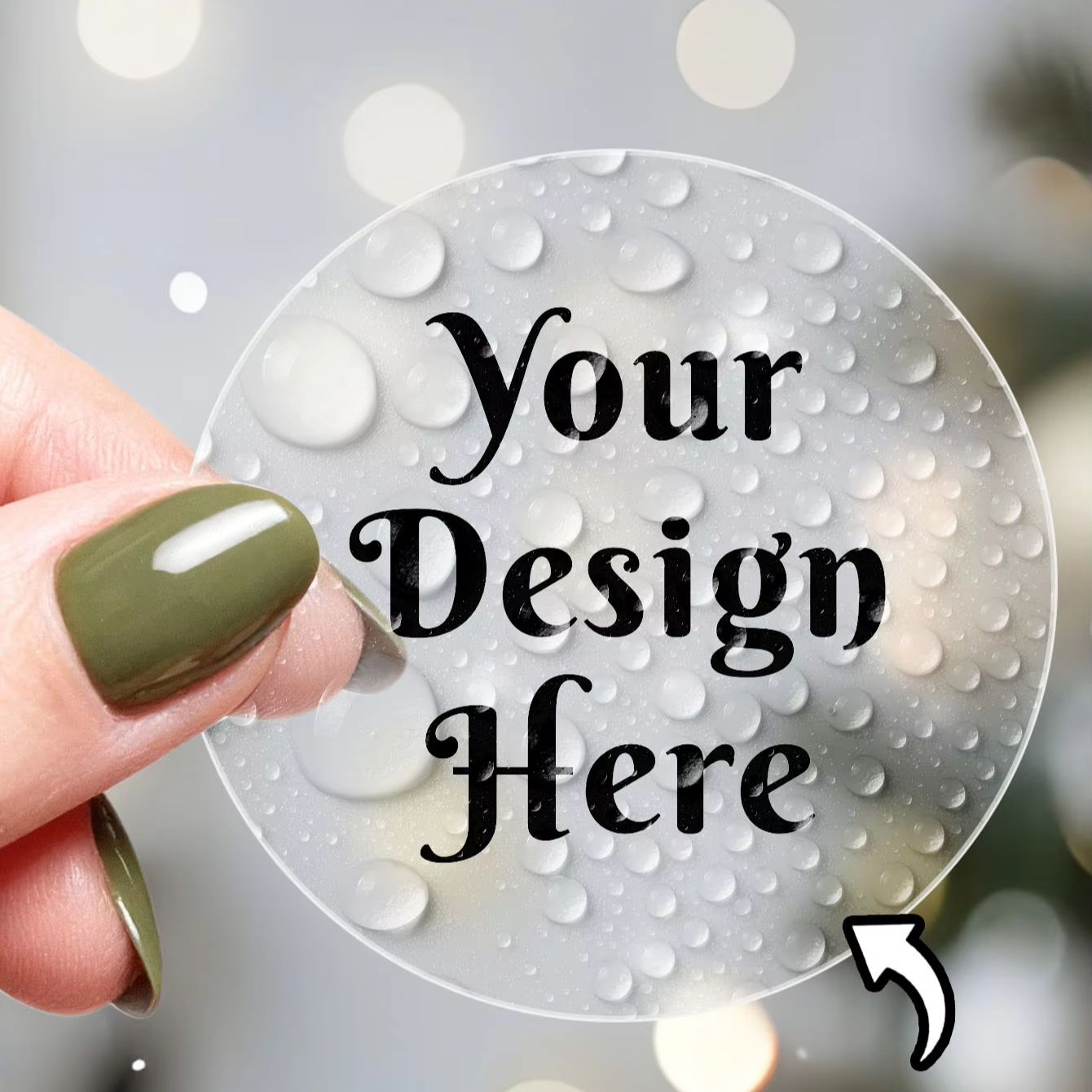 1-180PCS Custom Round Waterpro - Label Sticker Round 评论和价格