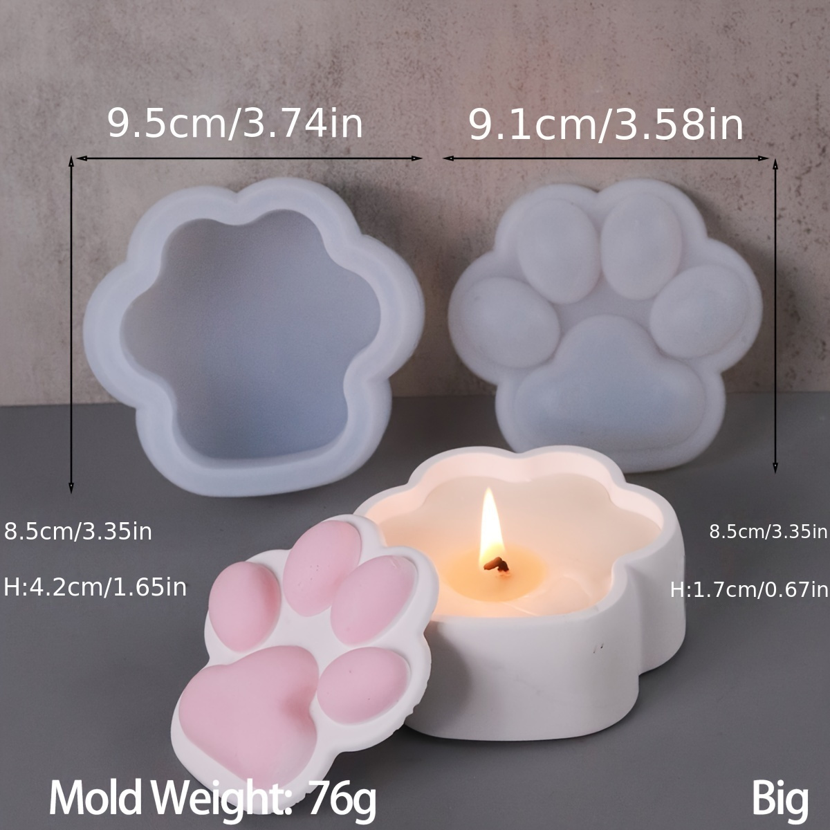 Cat Claw Storage Box Silicone  - Kraft Box Candle 评论和价格