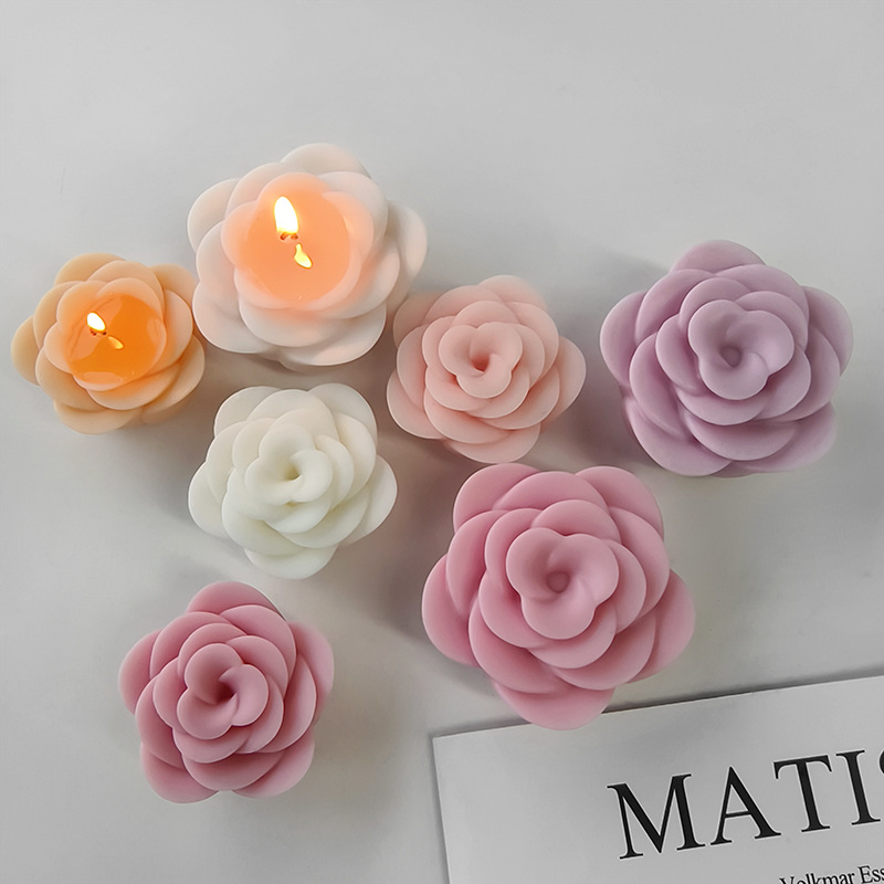 DIY Rose Flowers Silicone Mold - Candle Making Books For Beginners 评论和价格