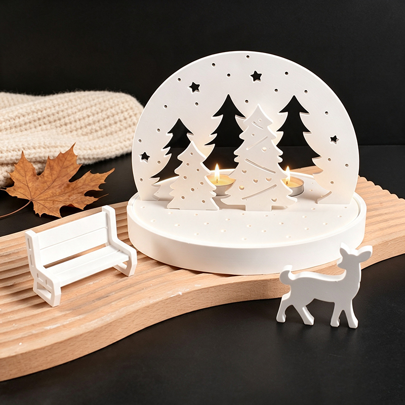 Christmas Elk Tealight Candle  - Candle Making Tools 评论和价格