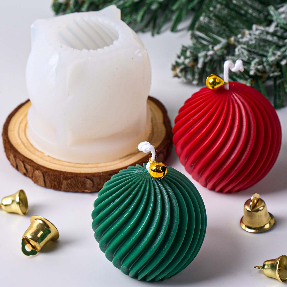 3D Rotate Ball Silicone Candle - Candle Making Books For Beginners 评论和价格
