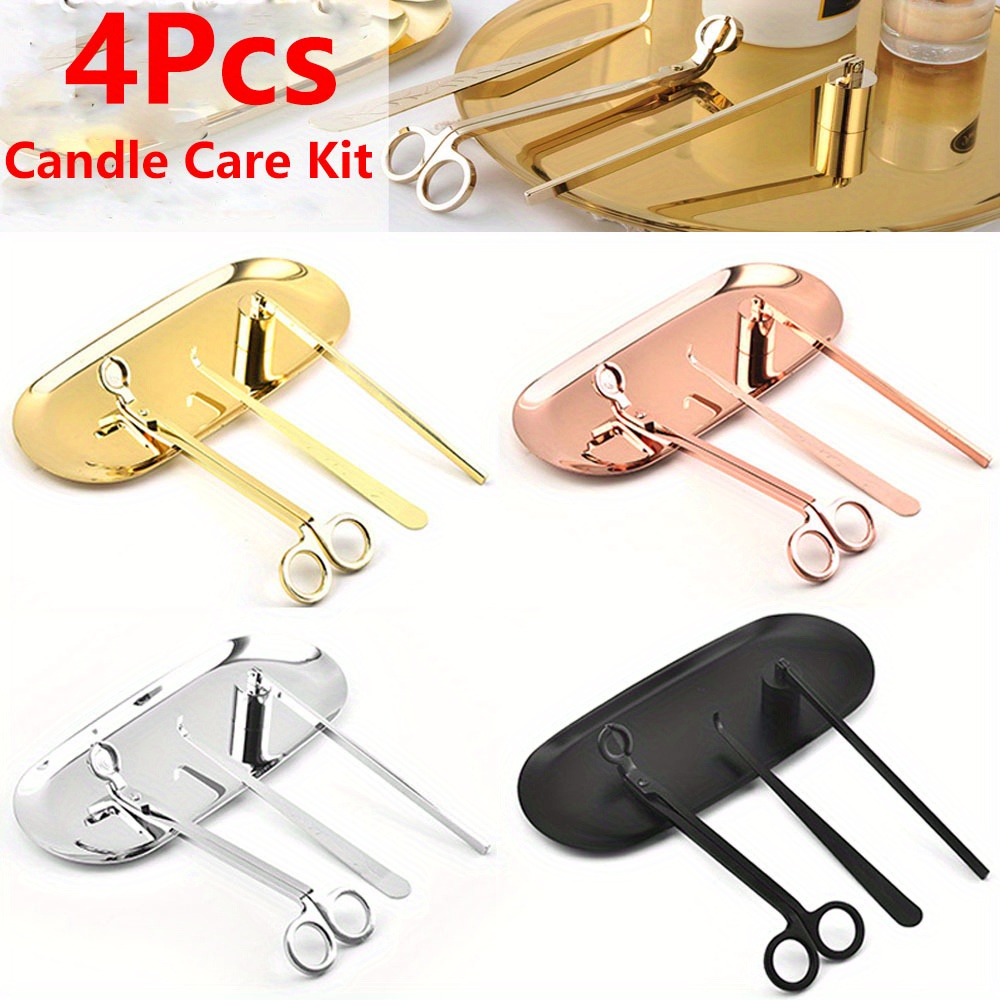 4pcs/set Luxury Candle Care Ki - Candle Making Tools 评论和价格