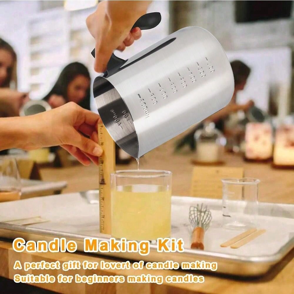 Candle Pouring Pot with Electr - Candle Making Temperature 评论和价格