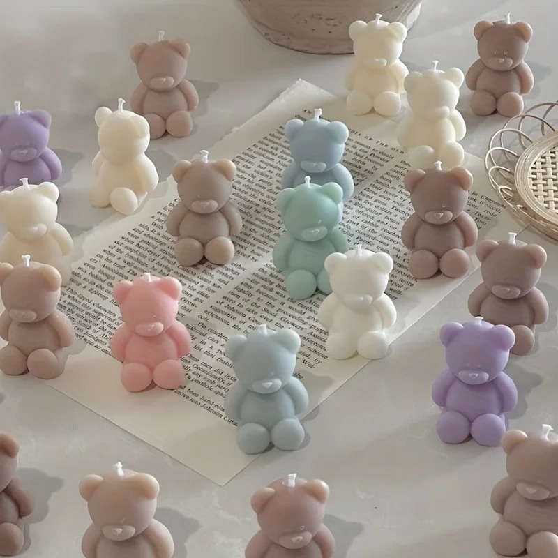 Silicone Bear Mold for Scented - Candle Making Books For Beginners 评论和价格