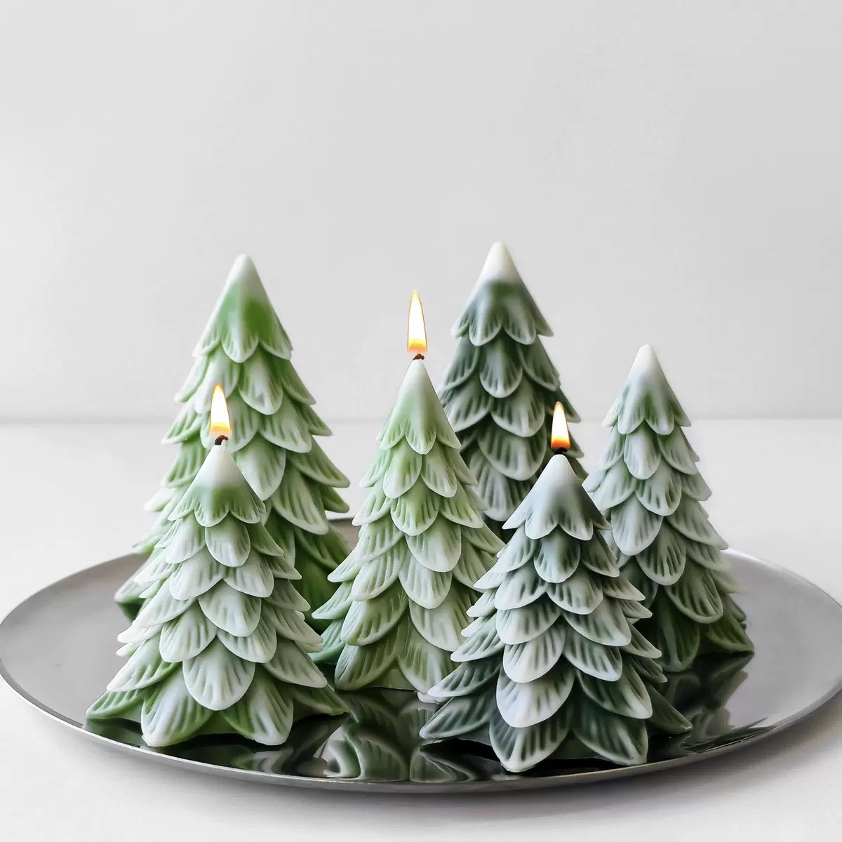 Christmas Tree Candle Silicone - Candle Making Books For Beginners 评论和价格