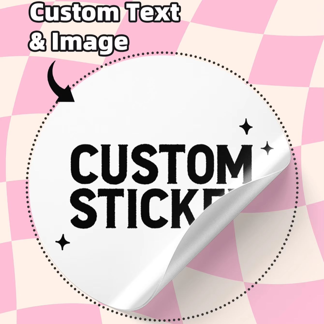 1-768PCS Custom Round Waterpro - Label Sticker Round 评论和价格