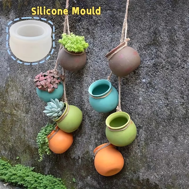 Silicone Flower Pot Molds, Res - Candle Making Tools 评论和价格