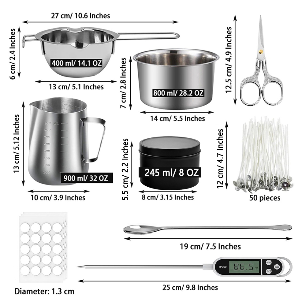 Glintmos DIY Candle Making Kit - Candle Making Tools 评论和价格