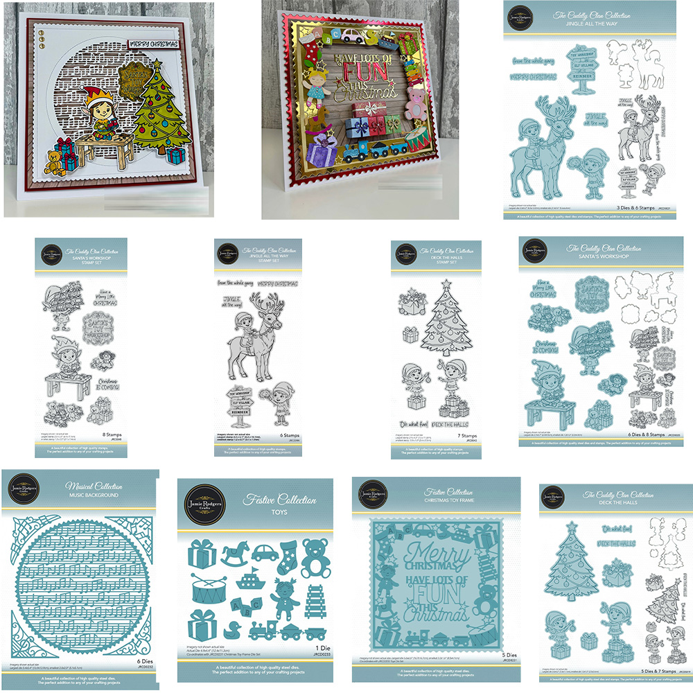 Santa's Workshop Toys Die Set  - Kraft Box Candle 评论和价格