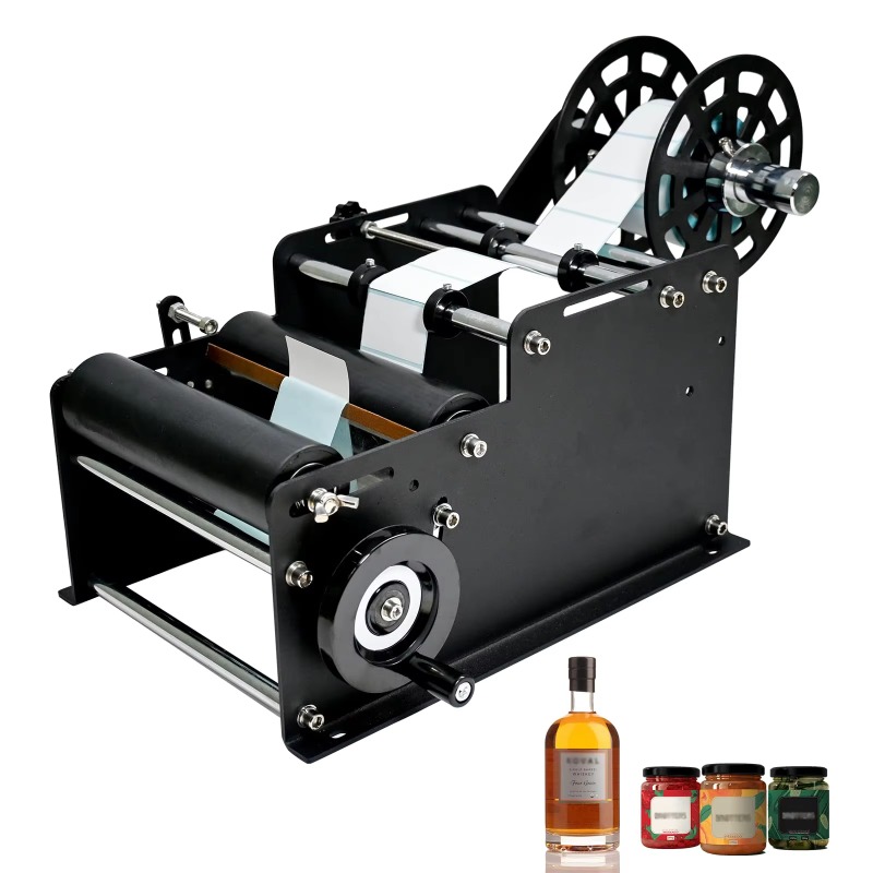 Manual Round Bottle Labeling M - Label Sticker Round 评论和价格