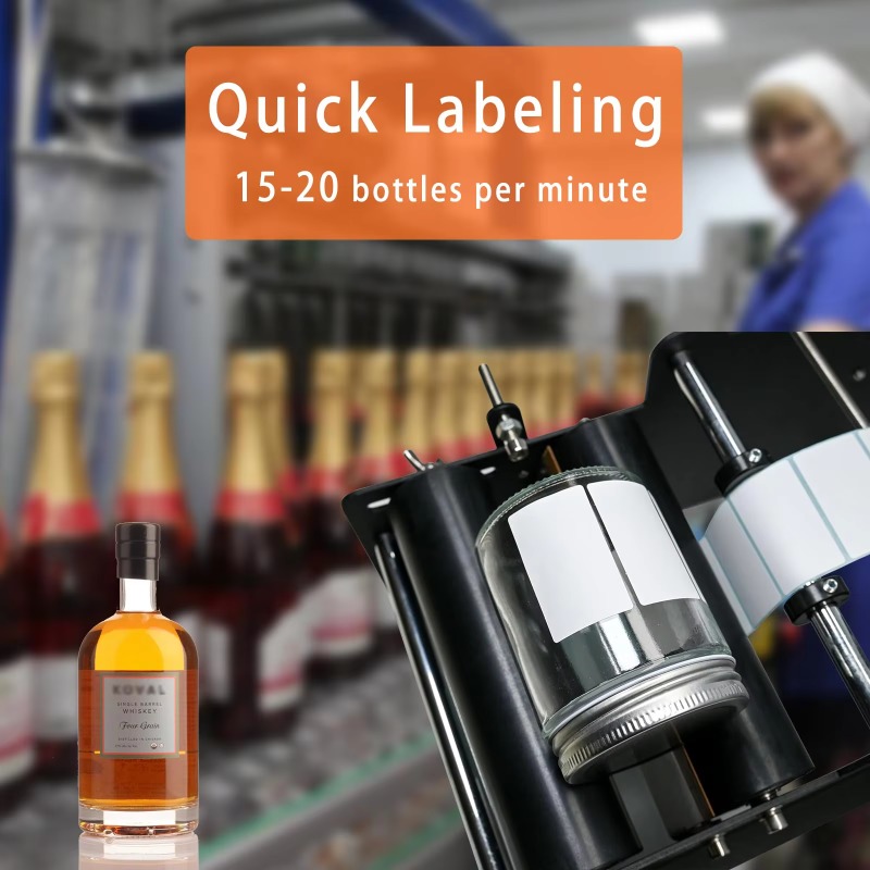 Manual Round Bottle Labeling M - Label Sticker Round 评论和价格