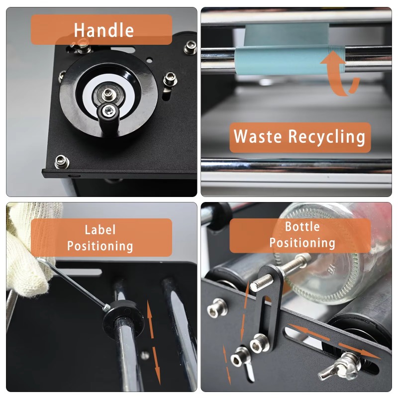 Manual Round Bottle Labeling M - Label Sticker Round 评论和价格