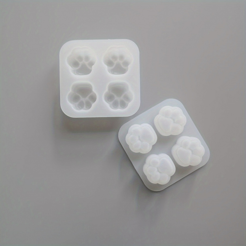 1Cat Paw Pattern Silicone Mold - Candle Making Tools 评论和价格