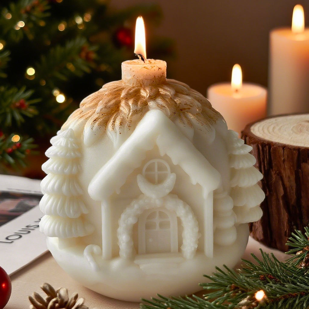 DIY Christmas Tree House Silic - Candle Making Books For Beginners 评论和价格