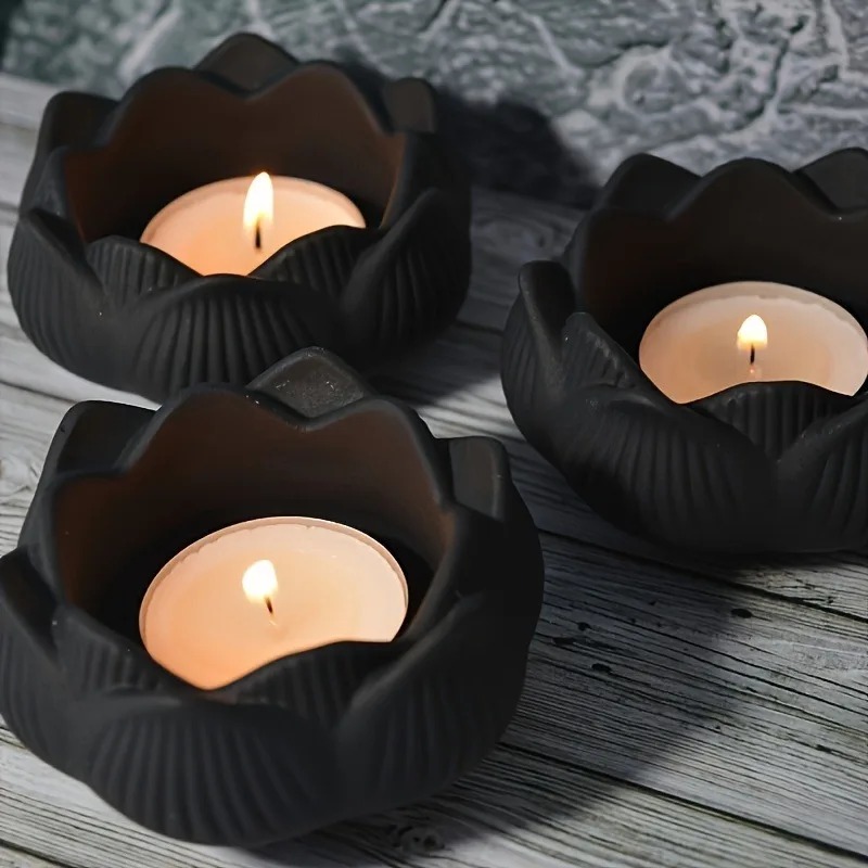 1pc DIY Lotus Flower Silicone  - Kraft Box Candle 评论和价格