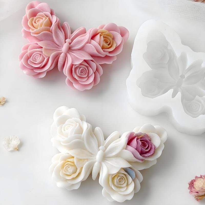 DIY Rose Butterfly Form Silico - Candle Making Tools 评论和价格