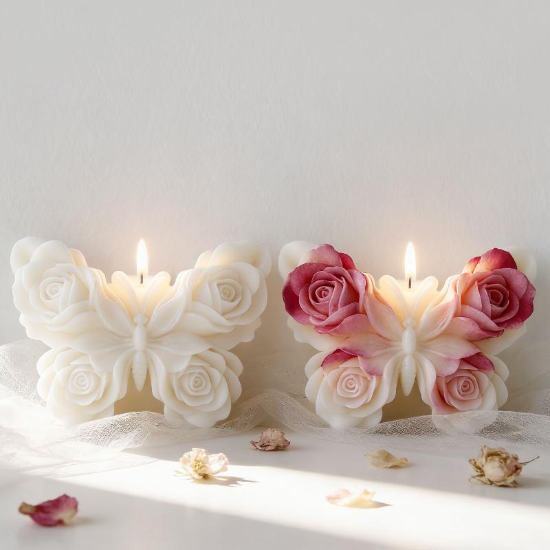DIY Rose Butterfly Form Silico - Candle Making Tools 评论和价格