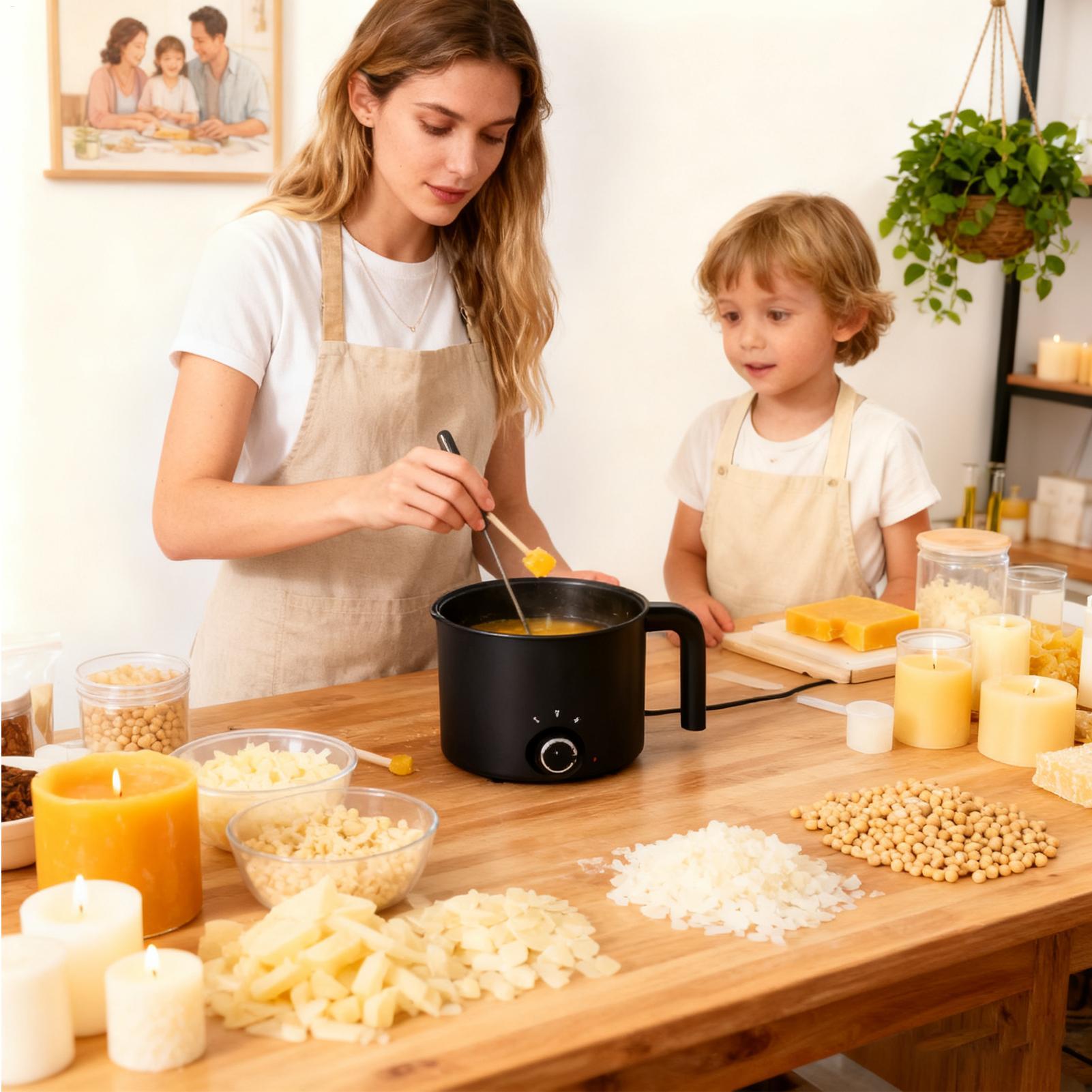 Candle Wax Melter 1.5L Electri - Candle Making Temperature 评论和价格