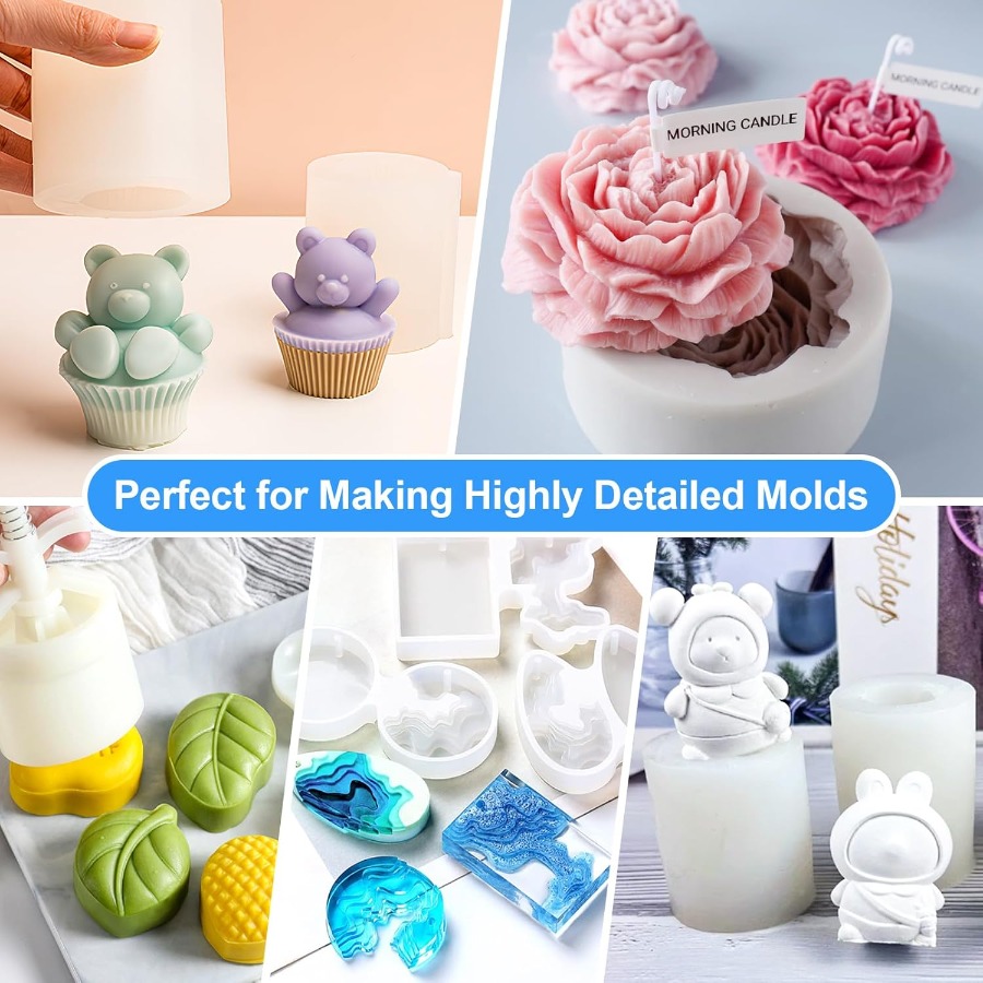 Silicone Mold Making Kit, 38.8 - Candle Making Tools 评论和价格